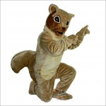 Brown Squirrel Mascot Costume