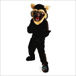 Brown Wildcat Tiger Mascot Costume