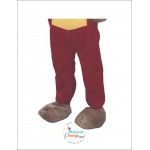 Builder Marmot Mascot Costume