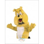 Cute Happy Bulldog Mascot Costume