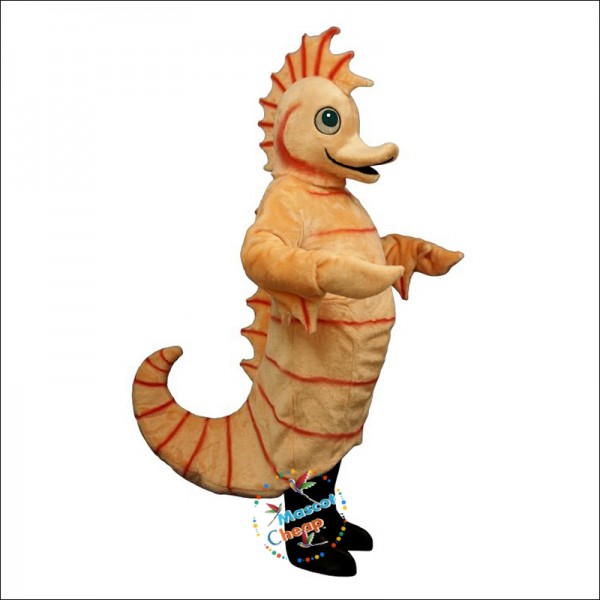 Cartoon Seahorse Mascot Costume
