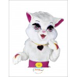 Cat White Mascot Costume