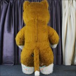 Cat Plush Yellow Inflatable Mascot Costume