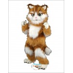 Long Plush Cat Mascot Costume