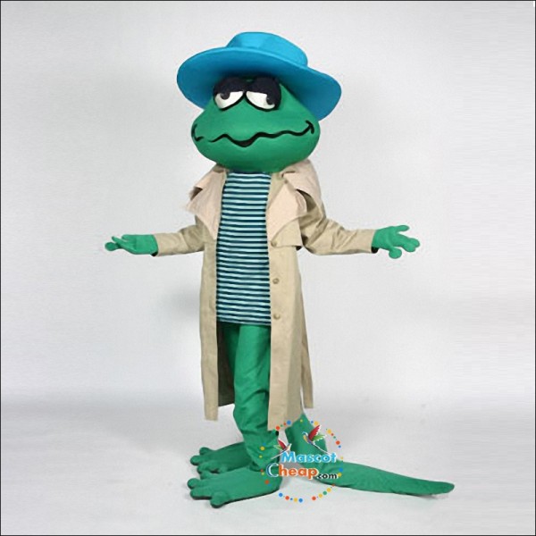Chet Gecko Mascot Costume