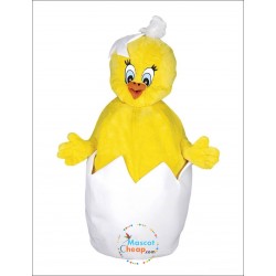 Cute Friendly Chick Mascot Costume