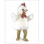 White Chicken Mascot Costume
