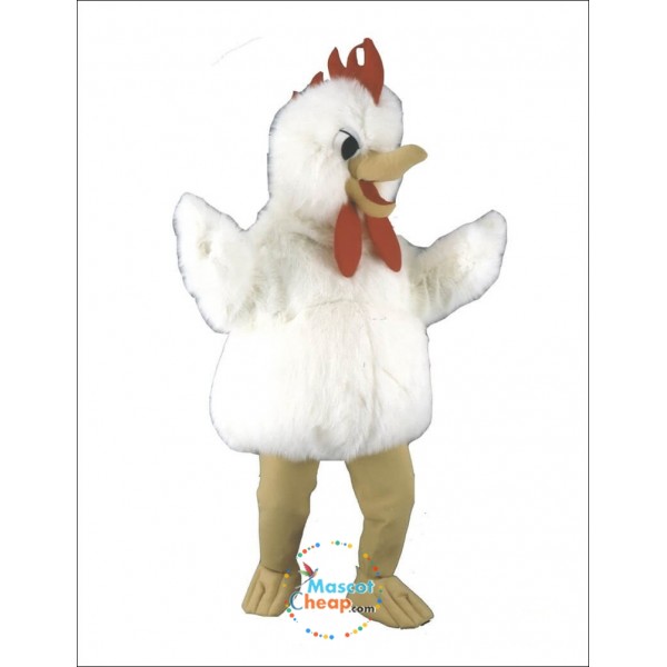 White Chicken Mascot Costume