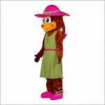 Chipmunk girl Mascot Costume