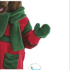 Seasonal Fox Mascot Costume Variations: Spring, Summer, Fall, and Winter 