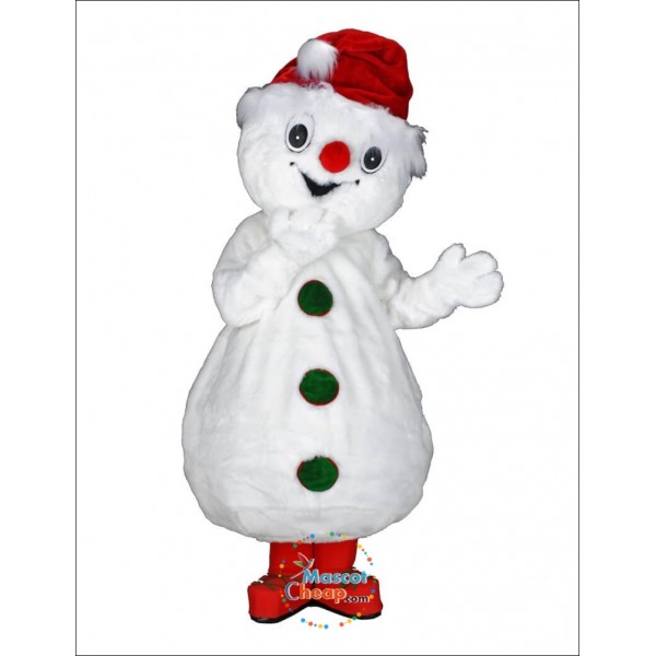 Christmas Snowman Mascot Costume