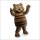 Cute Barrel Bear Mascot Costume