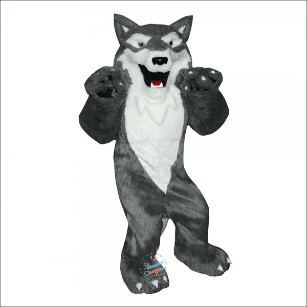 Clermont Wolf Mascot Costume