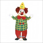 Cute Friendly Clown Mascot Costume