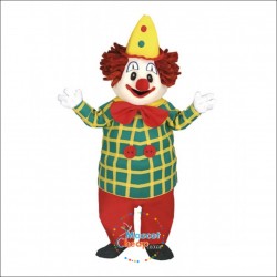 Cute Friendly Clown Mascot Costume