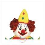 Cute Friendly Clown Mascot Costume
