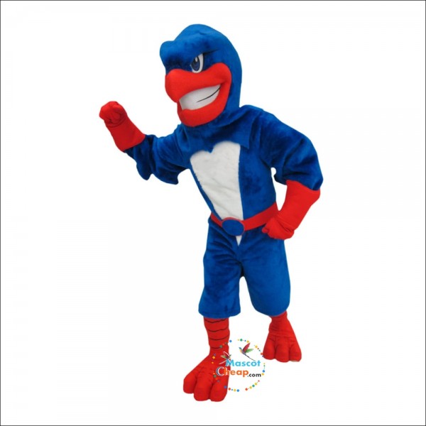 College Ferocious River hawk Mascot Costume