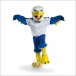 College Handsome Eagle Mascot Costume