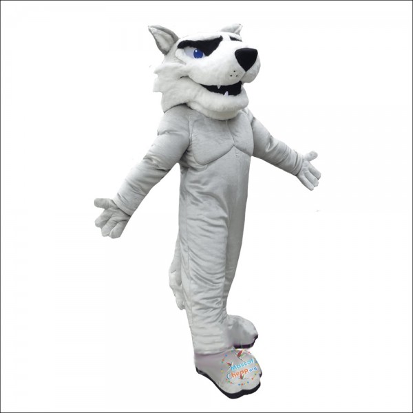 College Helder Husky Mascot Costume