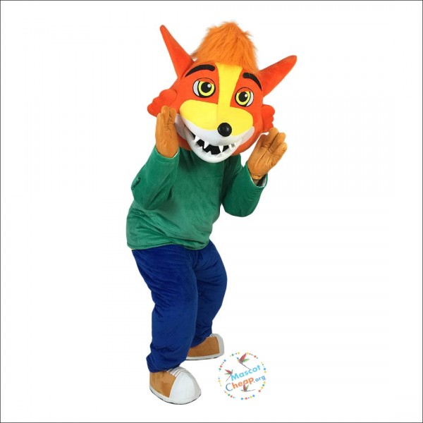 Colored Fox Mascot Costume