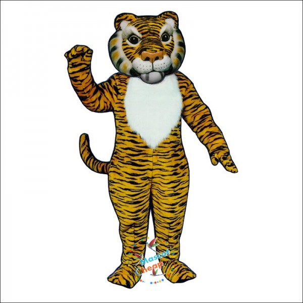 Comic Tiger Mascot Costume