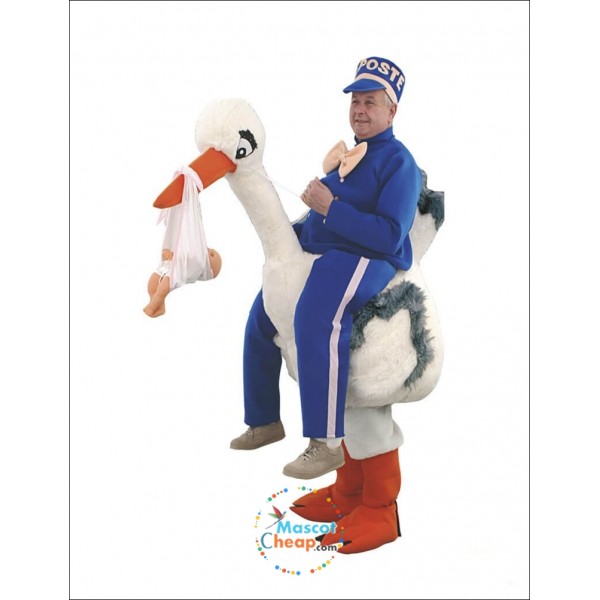 Mascot Costume : back stork