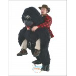 Mascot Costume back gorilla