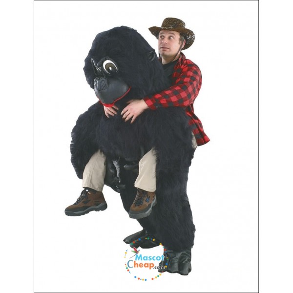 Mascot Costume back gorilla
