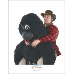 Mascot Costume back gorilla