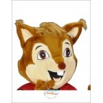 Fox Happy Mascot Costume