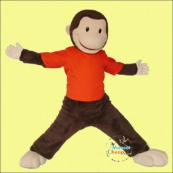 Curious George Mascot Costume