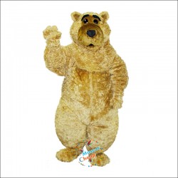 Curly Boris Bear Mascot Costume