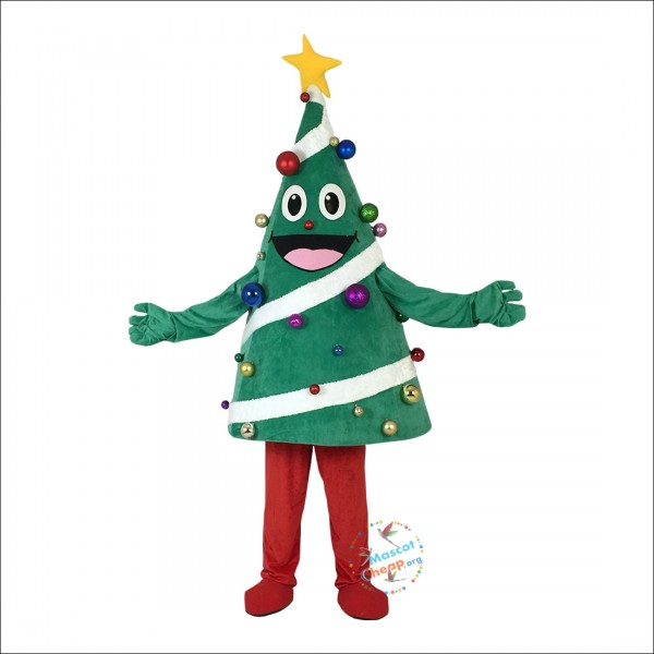 Cute Christmas Tree ​​Mascot Costume
