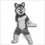 College Husky Mascot Costume
