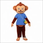 Cute Monkey Mascot Costume