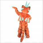 Cute Orange Dragon ​​Mascot Costume