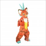 Cute Orange Dragon ​​Mascot Costume