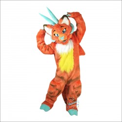 Cute Orange Dragon ​​Mascot Costume