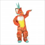 Cute Orange Dragon ​​Mascot Costume