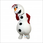 Cute Snowman Mascot Costume