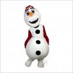 Cute Snowman Mascot Costume