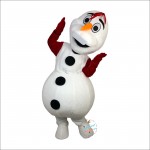 Cute Snowman Mascot Costume