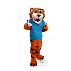 Cute Tiger Mascot Costume