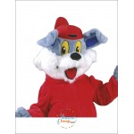 Cute Friendly Dog Mascot Costume