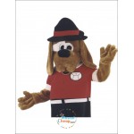 Cute Happy Dog Mascot Costume