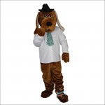 Dog Sharpei Hound Cartoon Mascot Costume