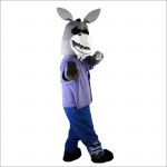 Donkey Cartoon Mascot Costume
