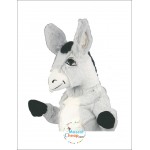 Gray Donkey Mascot Costume Free Shipping