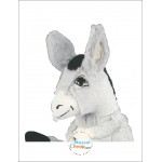 Gray Donkey Mascot Costume Free Shipping