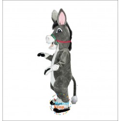 Gray Donkey mascot costume